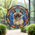 Cat Siamese Stained Glass Effect Suncatcher
